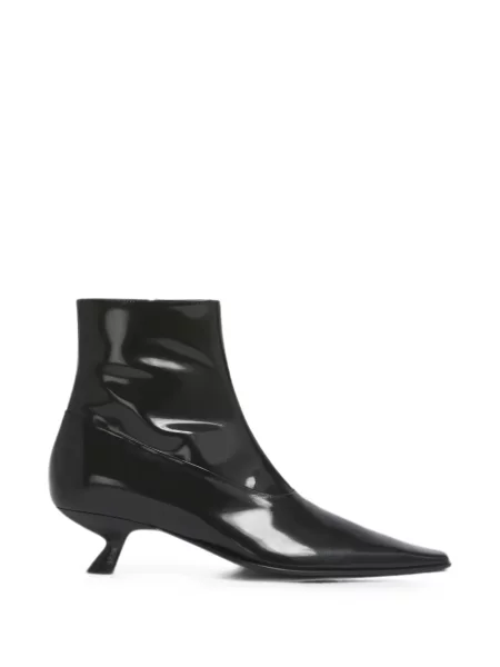 Botine Marni din piele negru