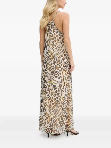 Rochie maxi Marc Aurel cu imagine de costum