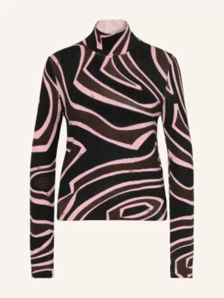 Pucci Svetry tmavě hnědá růžová
