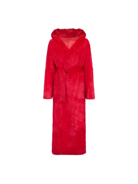 Sztuczne futro futro Philosophy Di Lorenzo Serafini czerwone
