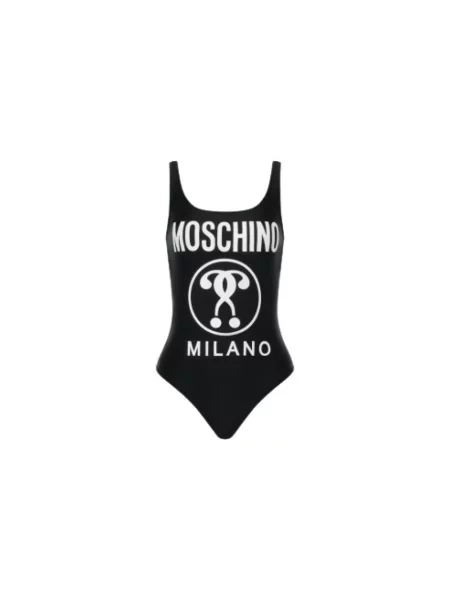 Stroj jednoczęściowy Moschino czarny