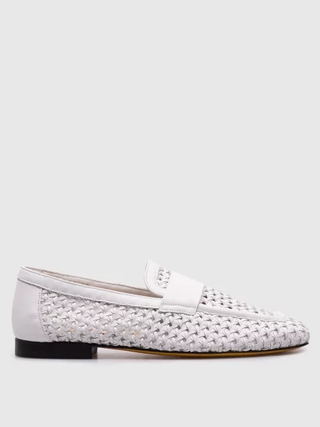 Шкіряні плетені лофери Doucal's білі