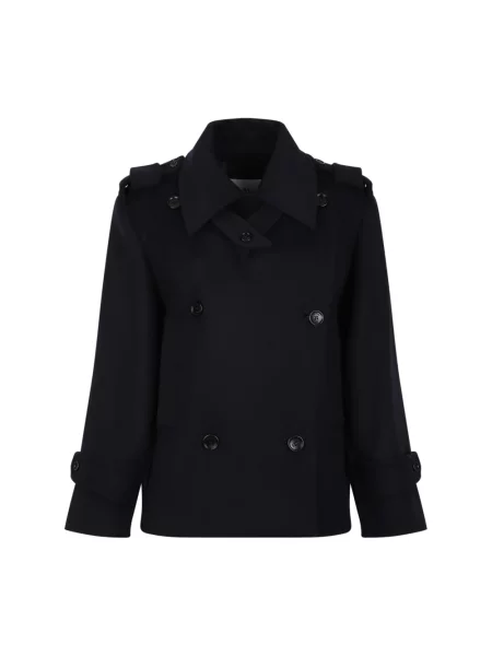 Trencz Max Mara z kaszmiru niebieski