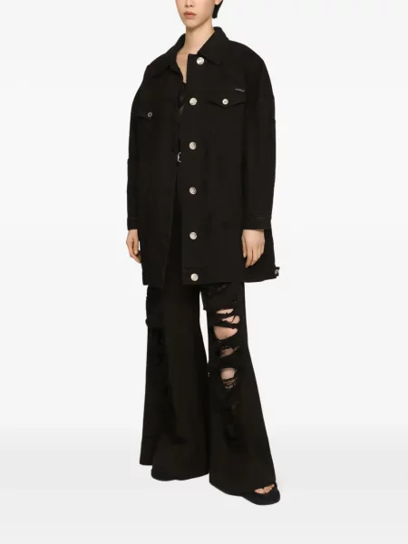 Džínsová bunda Dolce & Gabbana čierna