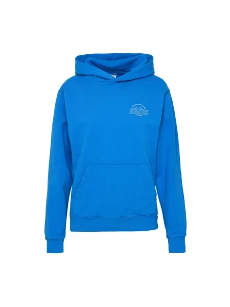 Bluza z kapturem Sporty And Rich z kapturem niebieska
