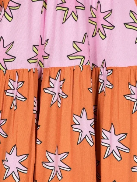 Sukienka dziecięca Stella Mccartney pomarańczowa