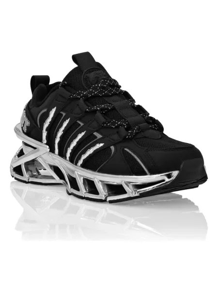 Sneakersy Philipp Plein skórzane czarne