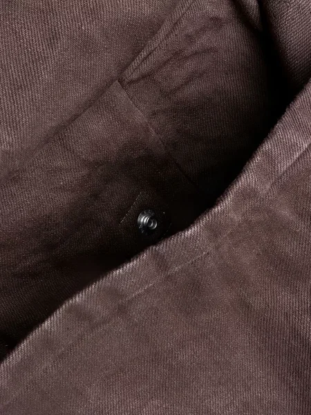 Pantaloni cargo Sacai cu cataramă maro