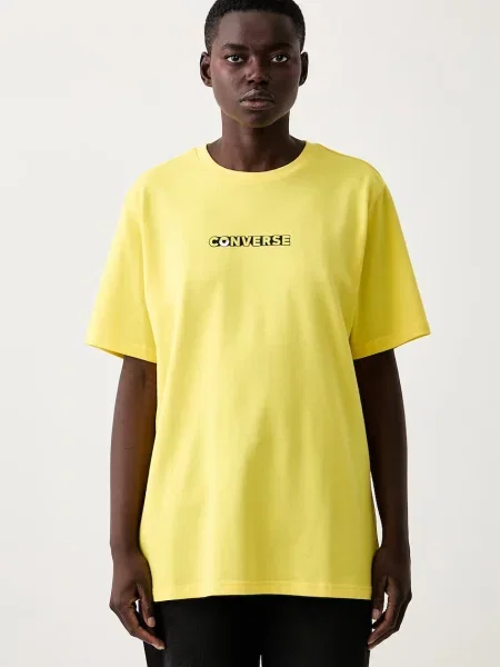 Converse T-shirt x Minions & Monsters żółta