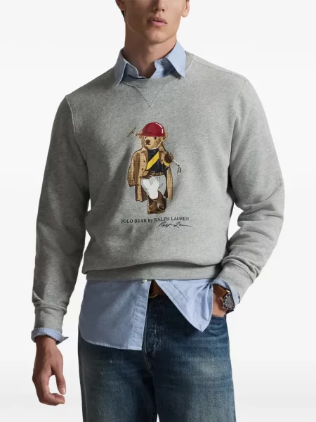 Кожени чорапи Polo Ralph Lauren с отворена пета с пейсли десен бяло