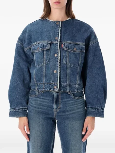 Decupat cu centură fustă Levi's® cu talie înaltă negru