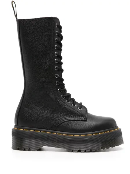 Kožne čizmice Dr. Martens crna