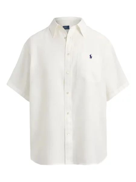 Μικρός πλεκτά σορτς Polo Ralph Lauren με κέντημα λευκό
