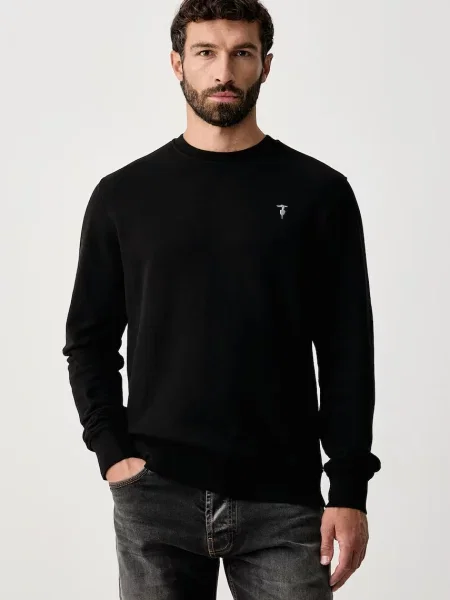 Trussardi hanorac pentru bărbați din negru