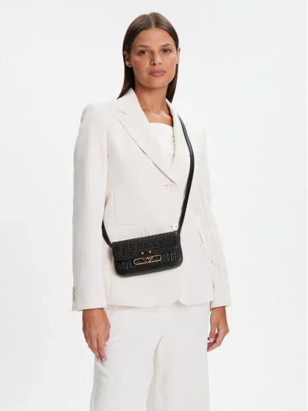 Emporio Armani Torebki Kobieta ONE SIZE Pleciona Torba na Ramię czarny