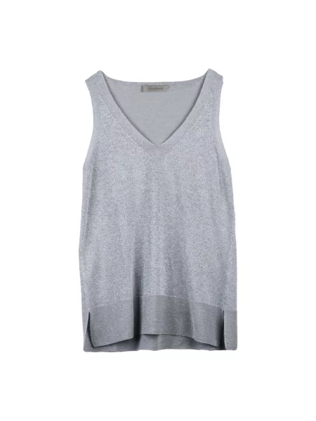 Dzianinowy sweter D.exterior szary
