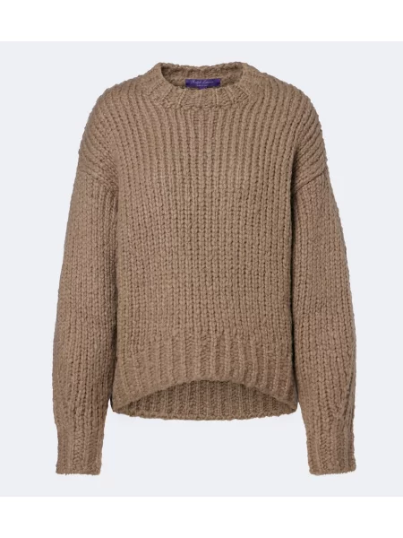 Pulover Ralph Lauren Collection din cașmir maro