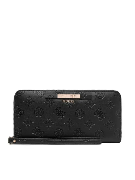 Guess Портфейл Carmella Slg черен
