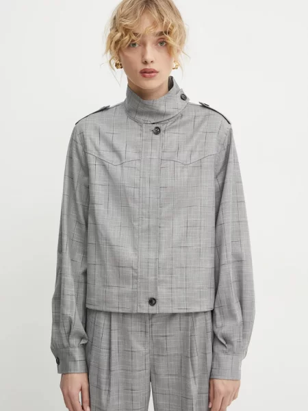 Bruuns Bazaar kurtka przejściowa szary