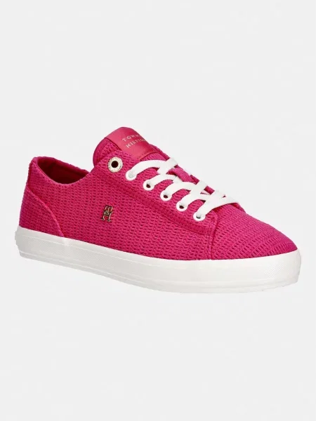 Tommy Hilfiger TH CHIC FOXING SNEAKER tenisky dámske ružová