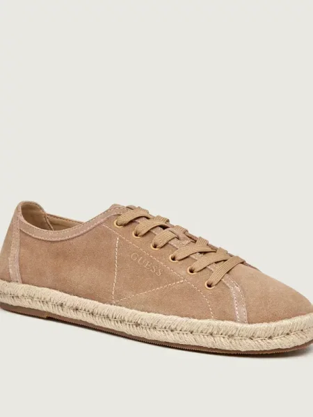 Guess Sneakers MALAGA | piele întoarsă bej