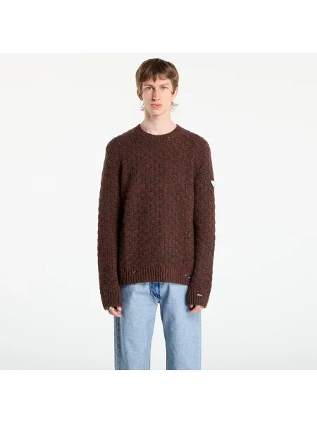 Меланжевый свитер Mm6 серый