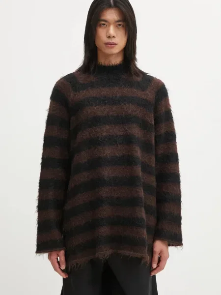 Undercover pulover din amestec de lână cu turtleneck maro