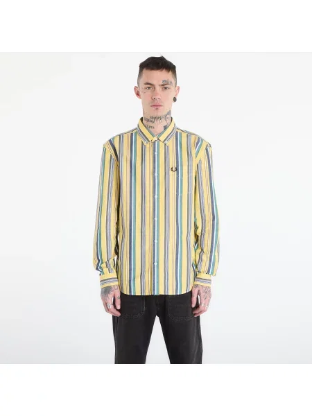 Риза FRED PERRY Relaxed Stripe Shirt Lemon Barley XL