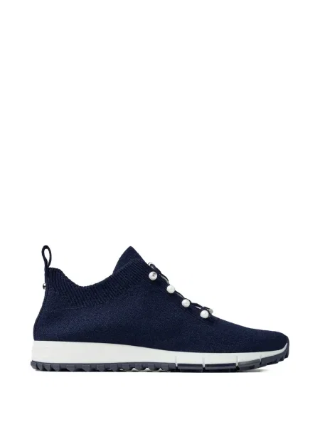 Sneakerși Jimmy Choo cu perle albastru