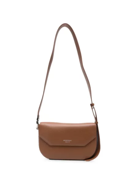 Geantă Emporio Armani din piele maro