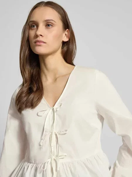 Koszula z długim rękawem z czystej bawełny w kroju slim fit Marc O'polo Denim biała