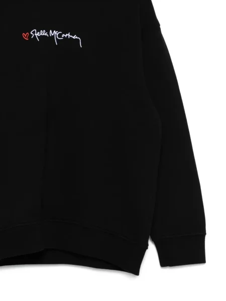 Bluza z kapturem dziecięca Stella Mccartney czarna