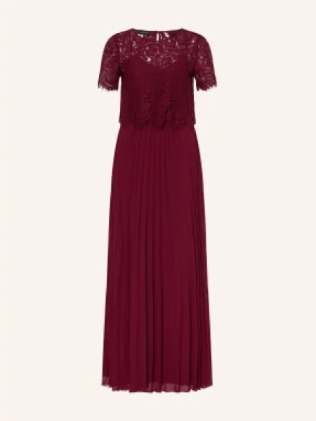 Apart Zestaw: Suknia Wieczorowa I Bluzka Z Koronki rot