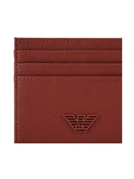 Portfel Emporio Armani pomarańczowy