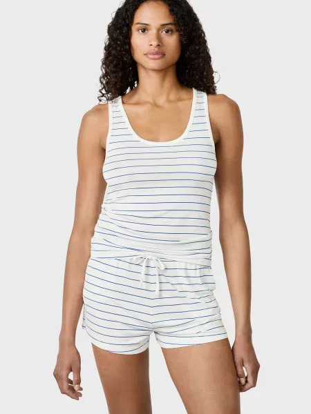 Майка Etam в полоску белая