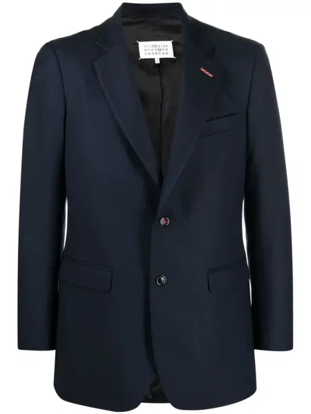 Sacou Maison Margiela de lână albastru
