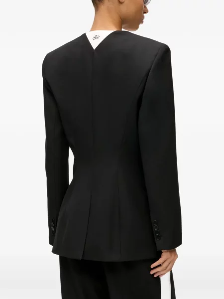 Sacou Karl Lagerfeld cu rever negru