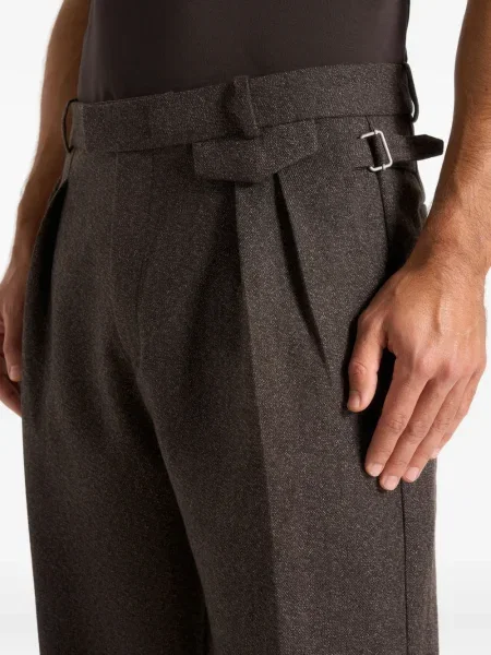 Pantaloni Manière De Voir plisate maro