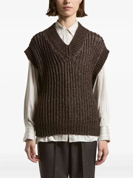 Vestă Peserico maro