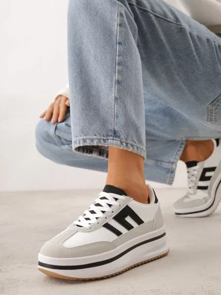 Sneakers Hippiopis Albi alb