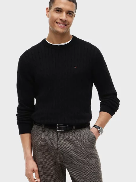 Класичний светр Tommy Hilfiger чорний