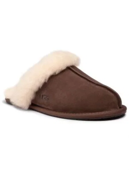 Ugg Bačkory W Scuffette II Hnědá bílé