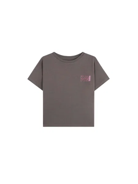 Scalpers Tricou Concert turcoaz / gri taupe / roz alb
