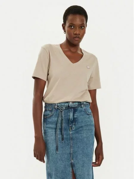 Majica Calvin Klein Jeans bež