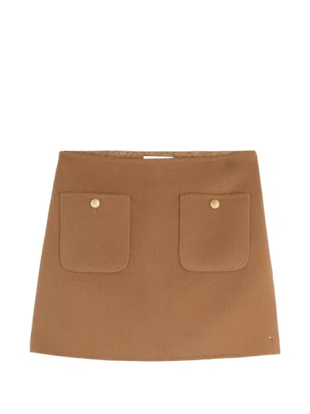 Fusta mini Tommy Hilfiger maro