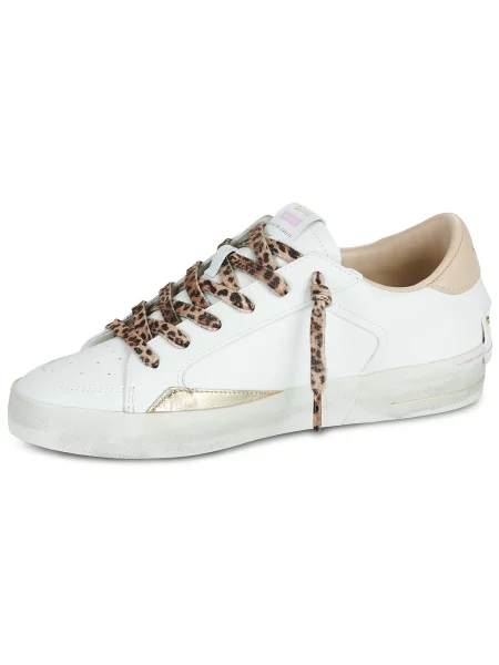 Crime London sneakers din piele DELUXE alb