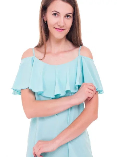 Блузка Ladylike бирюзовый