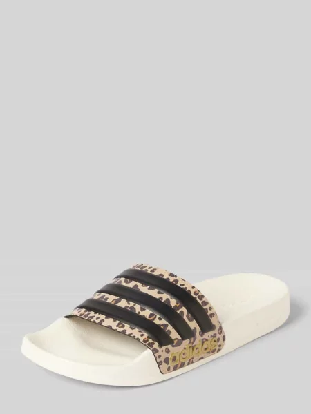 Sneakersy Adidas Adilette brązowe