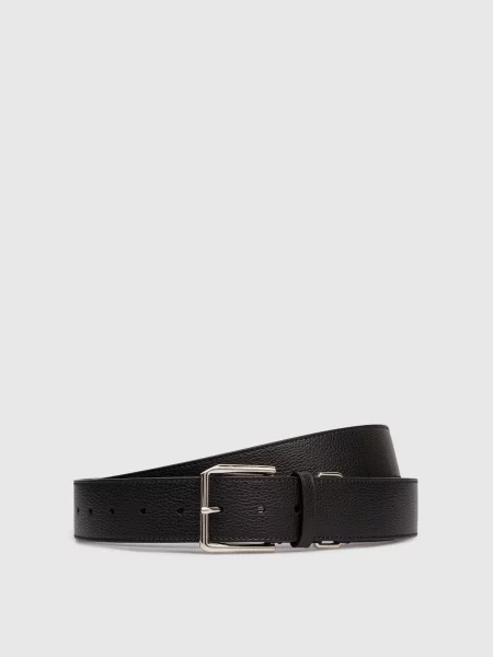 Шкіряний з логотипом Givenchy чорний