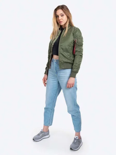 Μπουφάν bomber Alpha Industries VF 59 γυναικεία πράσινο